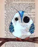 Owl Art - Sale - Oops- Owl Prints: -4x6 Size- 4 Prints Of A Variety Of Owls In Many Colors 2 small