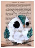 Owl Art Prints - Set Of 5 Owl Are Prints In 5x7 Size 2 small