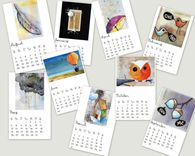 Unlimited 3x5 Printable Calendar - Art Print Calendar- Desk Calendar- Instant Delivery 3 small
