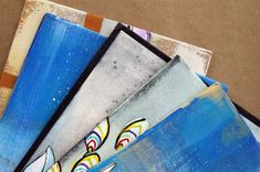 Happy Whale - Violet And White Whale With Yellow Accents 4 small