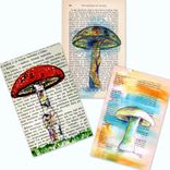 Pick Your Style - Mushroom Custom Color And Paper Personalized Drawing 2 small