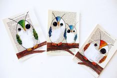 Set Of 3 Giant Owl Poster Prints 2 small