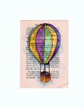 Hot Air Balloon Drawing 1 small