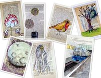 Hot Air Balloon Drawing 4 small