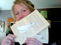 White Chinese Cricket On Vintage African Novel Page 4 small