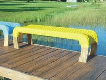 Outdoor/Indoor Rope Bench 3 small