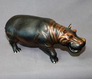 Bronze Hippopotamus 1 small