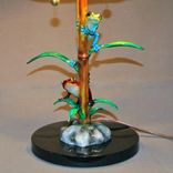 Bronze Frog Lamp Figurine Statue Sculpture Art  / Limited Edition Signed & Numbered By Barry Stein 5 small