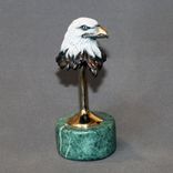 Awesome Eagle Bronze Sculpture Figurine Signed Limited Edition 1 small