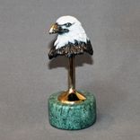 Awesome Eagle Bronze Sculpture Figurine Signed Limited Edition 2 small