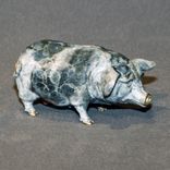Bronze Pig Figurine Statue Sculpture Swine Art Limited Edition Signed Numbered 4 small