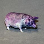 Bronze Pig Figurine Statue Sculpture Swine Art Limited Edition Signed Numbered 5 small