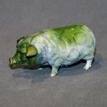 Bronze Pig Figurine Statue Sculpture Swine Art Limited Edition Signed Numbered 6 small