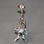 Bronze Giraffe Baby Figurine Sculpture Art Limited Edition Signed And Numbered 3 small