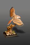 Life Size Magnificent Bronze "Red-Tailed Hawk" Sculpture By Barry Stein 3 small