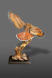 Life Size Magnificent Bronze "Red-Tailed Hawk" Sculpture By Barry Stein 4 small