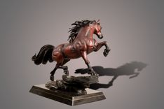 Bronze Horse Figurine Sculpture  The Stallion  Art Limited Edition Signed And Numbered Barry Stein 2 small