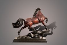 Bronze Horse Figurine Sculpture  The Stallion  Art Limited Edition Signed And Numbered Barry Stein 3 small