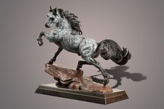 Bronze Horse Figurine Sculpture  The Stallion  Art Limited Edition Signed And Numbered Barry Stein 4 small