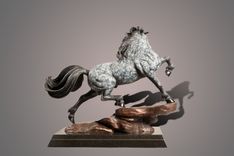 Bronze Horse Figurine Sculpture  The Stallion  Art Limited Edition Signed And Numbered Barry Stein 6 small