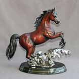 Bronze Horse Figurine Sculpture Art Limited Edition Signed And Numbered  By Barry Stein 3 small
