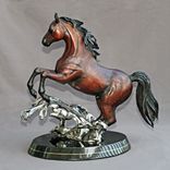 Bronze Horse Figurine Sculpture Art Limited Edition Signed And Numbered  By Barry Stein 4 small