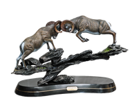 Bronze Ram Sheep Figurine Sculpture Art Limited Edition Signed And Numbered By Barry Stein 3 small