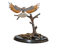 Gorgeous "Great Horned Owl" Sculpture Bronze Figurine By Barry Stein 4 small
