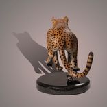 Bronze "The Cheetah" Amazing Detail!!! Limited Edition Sculpture By Barry Stein 4 small