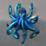 Bronze Octopus "Octavio Octopus" Figurine Statue Sculpture Aquatic Limited Edition Signed & Numbered 4 small
