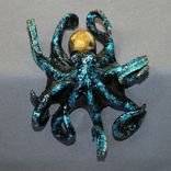Bronze Octopus "Octavio Octopus" Figurine Statue Sculpture Aquatic Limited Edition Signed & Numbered 6 small