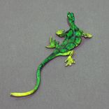 Awesome Bronze Lizard Gecko Figurine Statue 4 small