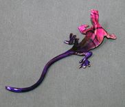 Awesome Bronze Lizard Gecko Figurine Statue 5 small