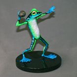 Awesome Bronze Football Player Frog Figurine Statue Sculpture Art Limited Edition Signed Numbered 5 small
