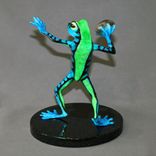 Awesome Bronze Football Player Frog Figurine Statue Sculpture Art Limited Edition Signed Numbered 6 small