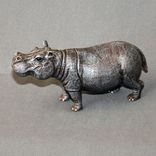 Bronze Hippopotamus "Hippo Small" Figurine Statue Sculpture Art Limited Edition Signed & Numbered 1 small