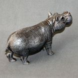 Bronze Hippopotamus "Hippo Small" Figurine Statue Sculpture Art Limited Edition Signed & Numbered 4 small