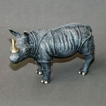 Bronze Rhinoceros "Rhinoceros Small" Rhino Figurine Statue Sculpture Limited Edition Signed Numbered 2 small