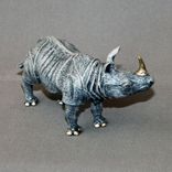 Bronze Rhinoceros "Rhinoceros Small" Rhino Figurine Statue Sculpture Limited Edition Signed Numbered 4 small