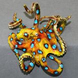 Bronze Octopus "Olympus Octopus" Figurine Statue Sculpture Aquatic Limited Edition Signed Numbered 2 small