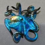 Bronze Octopus "Olympus Octopus" Figurine Statue Sculpture Aquatic Limited Edition Signed Numbered 3 small