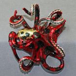 Bronze Octopus "Olympus Octopus" Figurine Statue Sculpture Aquatic Limited Edition Signed Numbered 6 small