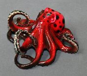 Bronze Octopus "Tammy" Figurine Statue Sculpture Aquatic Limited Edition Signed Numbered 2 small