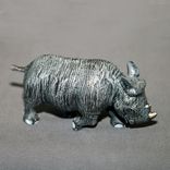 Bronze Rhinoceros "Baby Rhinoceros" Rhino Figurine Statue Sculpture Limited Edition Signed Numbered 2 small
