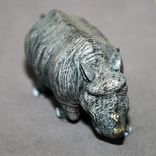 Bronze Rhinoceros "Baby Rhinoceros" Rhino Figurine Statue Sculpture Limited Edition Signed Numbered 3 small