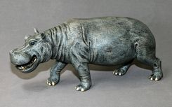 Bronze Hippopotamus 5 small