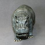 Bronze Hippopotamus 3 small