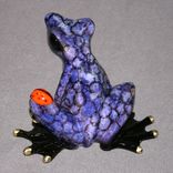 Incredible Bronze Frog Figurine Statue Sculpture Limited Edition Signed Numbered 3 small