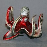 Bronze Octopus Figurine Statue "Eli Octopus" Sculpture Aquatic Art Limited Edition Signed Numbered 4 small