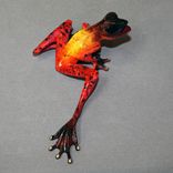 "Samson" Bronze Frog Statue Figurine Amphibian Art Limited Edition Signed Numbered 1 small